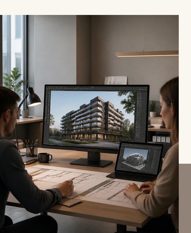 3D визуализация архитектуры и объектов строительства в Шебекине