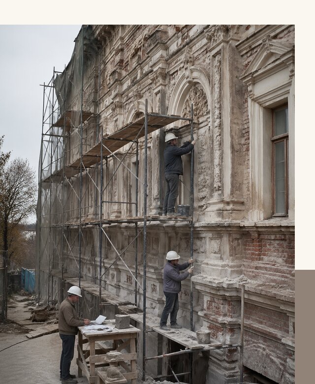 Реставрация объектов культурного наследия под ключ в Шебекине